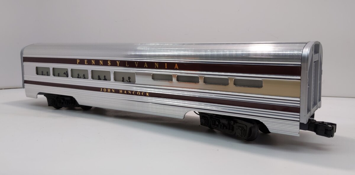 Lionel 6-7208 O Gauge Pennsylvania "John Hancock" Aluminum Dining Car NIB