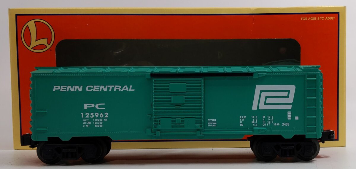 Lionel 6-26222 O Gauge Penn Central Boxcar #125962 LN/Box