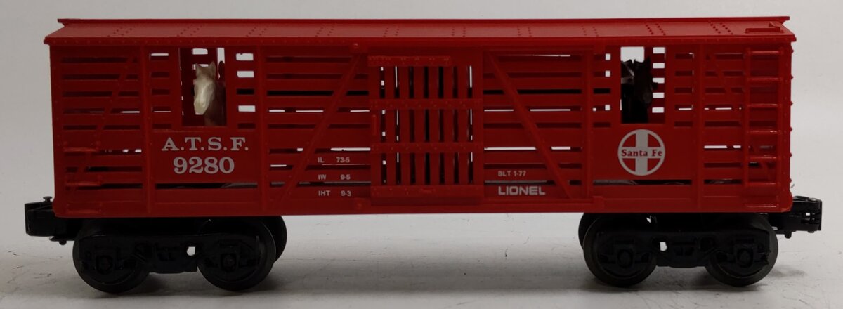 Lionel 6-9280 O Gauge Santa Fe Horse Transport Car