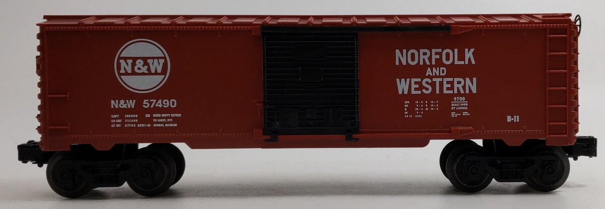 Lionel 6-26241 O Gauge Norfolk & Western Starter Boxcar #57490 LN/Box