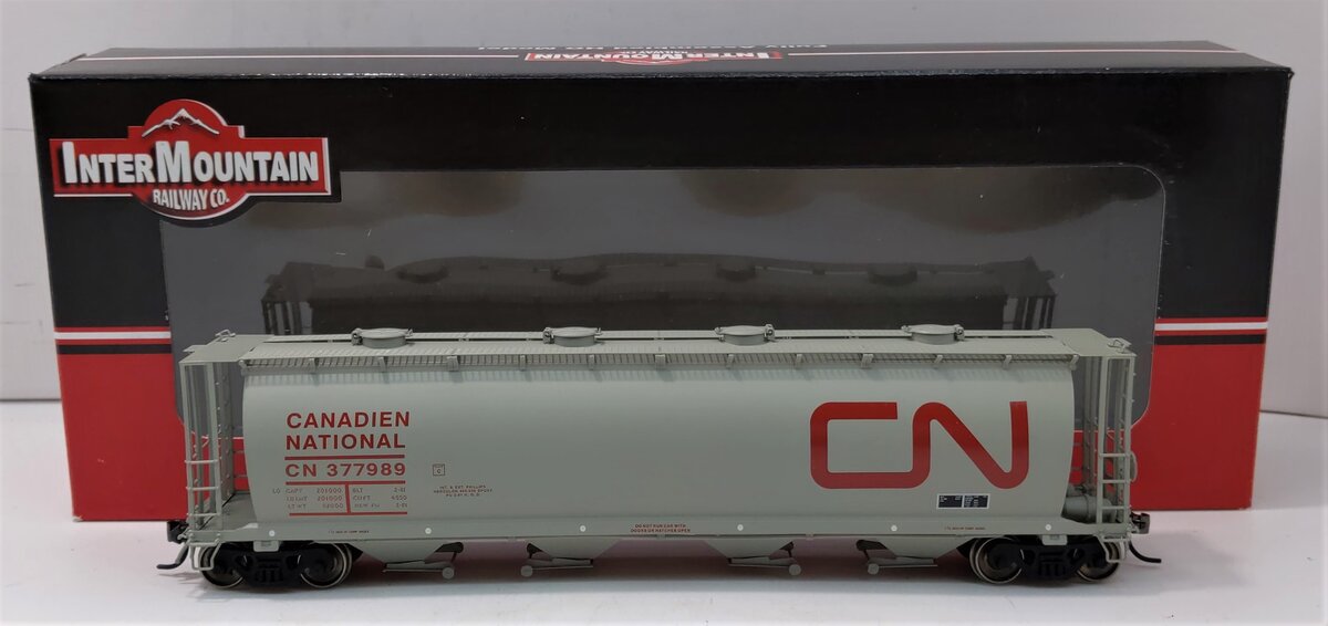 InterMountain 45205-48 HO Canadian National Cylindrical Covered Hopper #377989 LN/Box