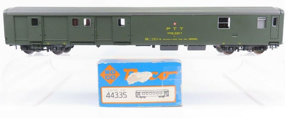 Roco 44335 HO Scale PTT Passenger Car EX/Box