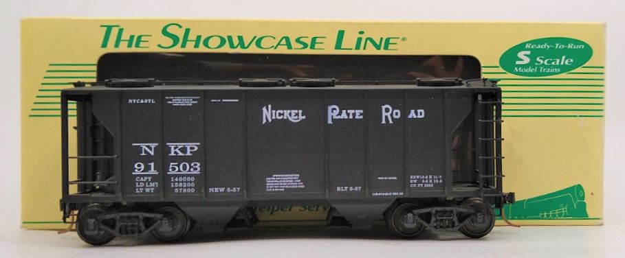 S-Helper 00077 S Scale Nickel Plate Road Covered Hopper #91503 EX/Box