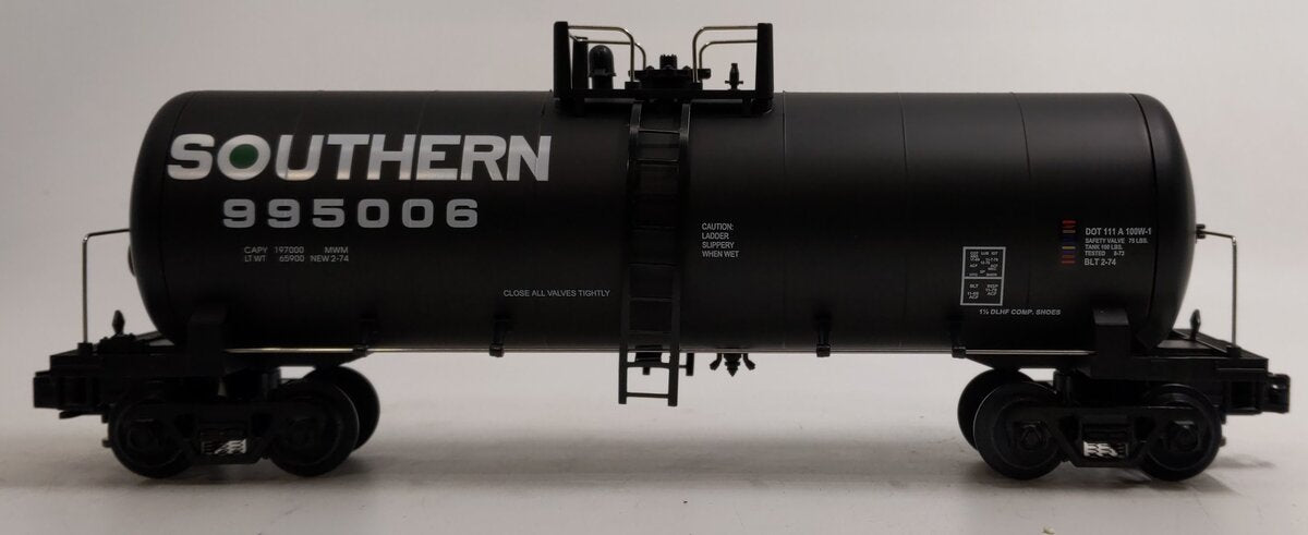 MTH 20-92009 O Gauge Southern Tank Car #995006 LN/Box