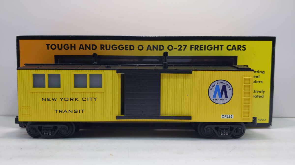 MTH 30-79037 O Gauge Metropolitan Transportation Authority Engineering Car #225 EX/Box