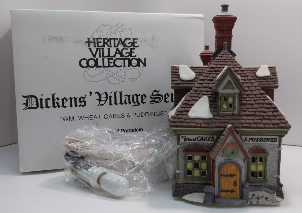 Dept 56 5808-4 Dickens Villiage "WM. Wheat Cakes and Pudding" LN/Box