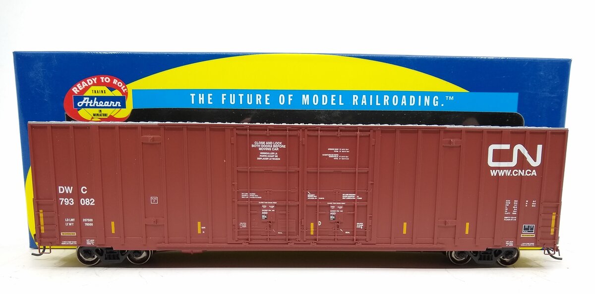 Athearn 96284 HO Canadian National/DWC 60' Gunderson Boxcar #793082 LN/Box