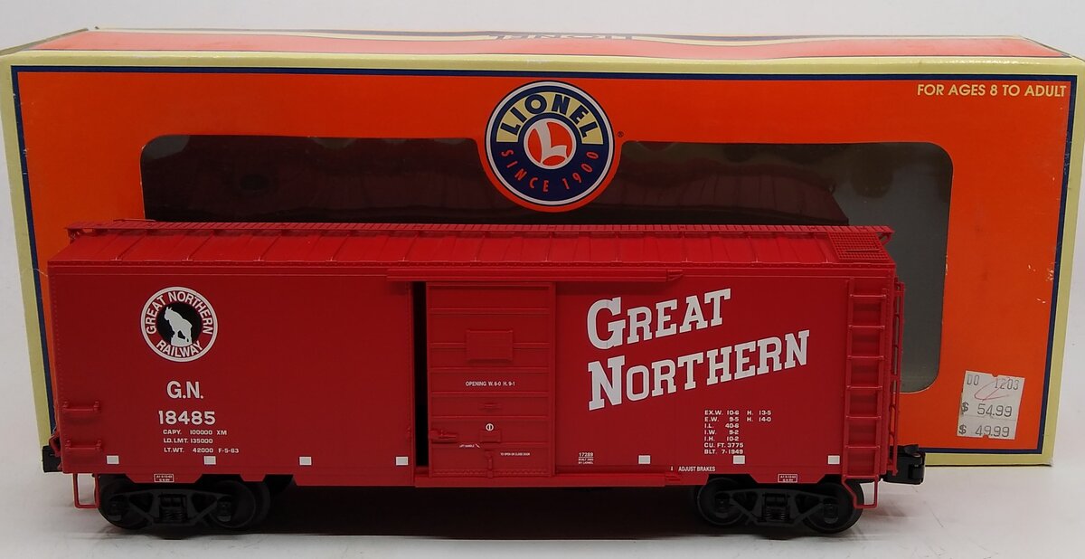 Lionel 6-17289 O Gauge Great Northern PS-1 Boxcar #18485 LN/Box