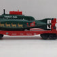 Lionel 6-29697 O Gauge Santa’s Submarine Flatcar LN/Box