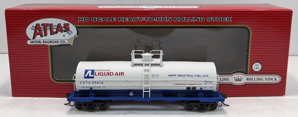 Atlas 20002644 HO Scale Canadian Liquid Air 11K Gallon Tank Car #55078 LN/Box