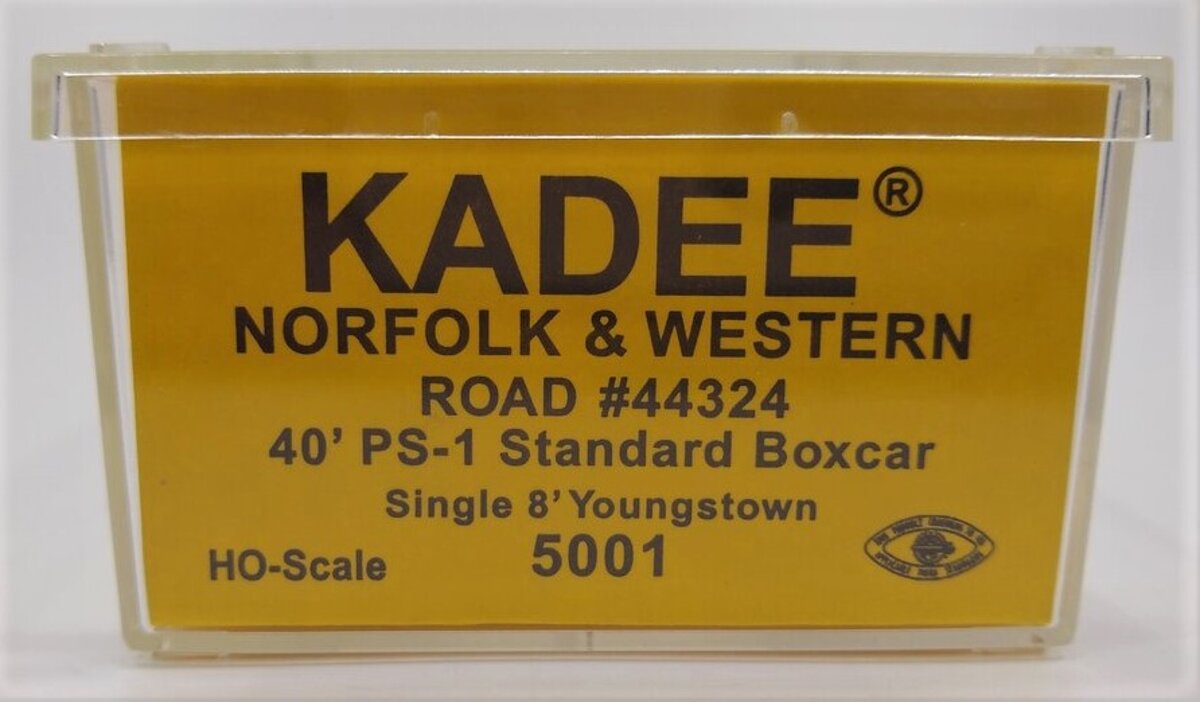 Kadee 5001 HO Scale Norfolk & Western 40' PS-1 Boxcar #44324 LN/Box