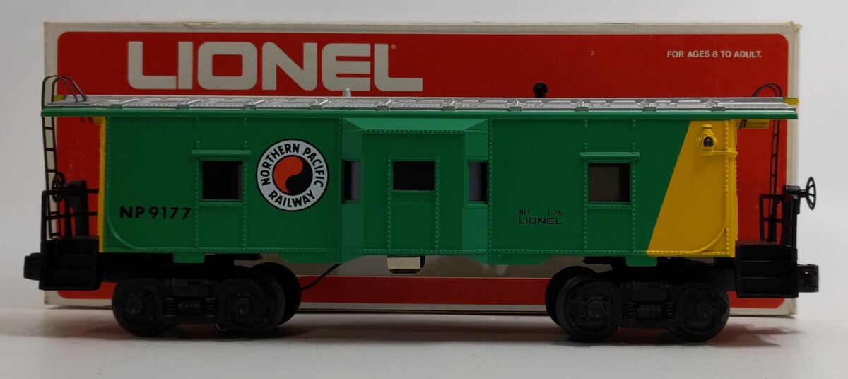 Lionel 6-9177 O Gauge Northern Pacific Bay Window Caboose LN/Box