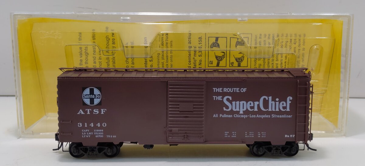 Kadee 4015 HO Atchison, Topeka & Santa Fe 40' PS-1 Standard Boxcar #31440 MT/Box