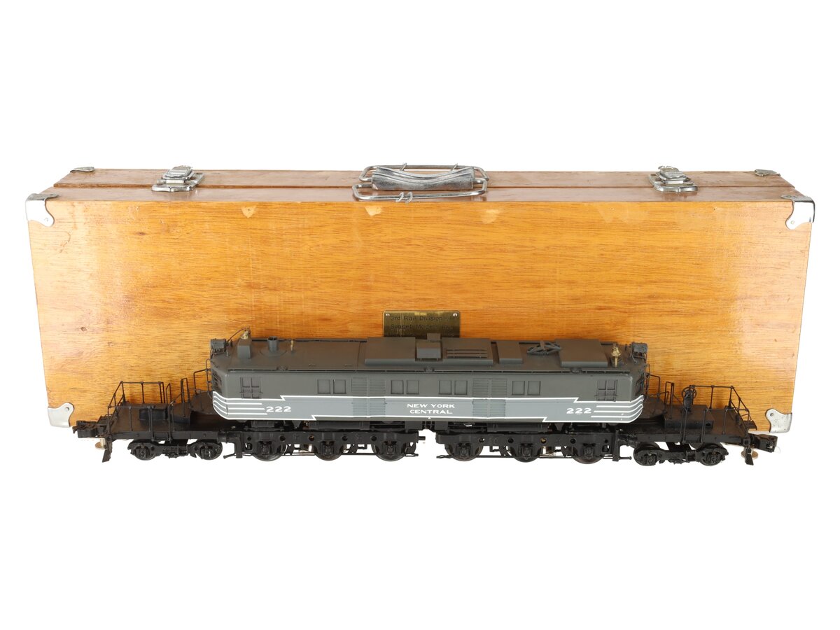3rd Rail 222 O BRASS New York Central P-2 Electric Locomotive #222 w/ Case EX/Box
