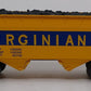 K-Line K621-44632 O Gauge Virginian Hopper w/Coal Load #2261 LN/Box
