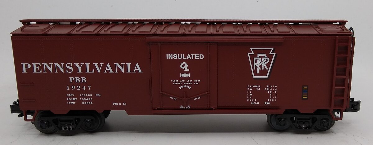 MTH 20-94009 O Pennsylvania Railroad 40' Single Door Reefer Car #19247 LN/Box
