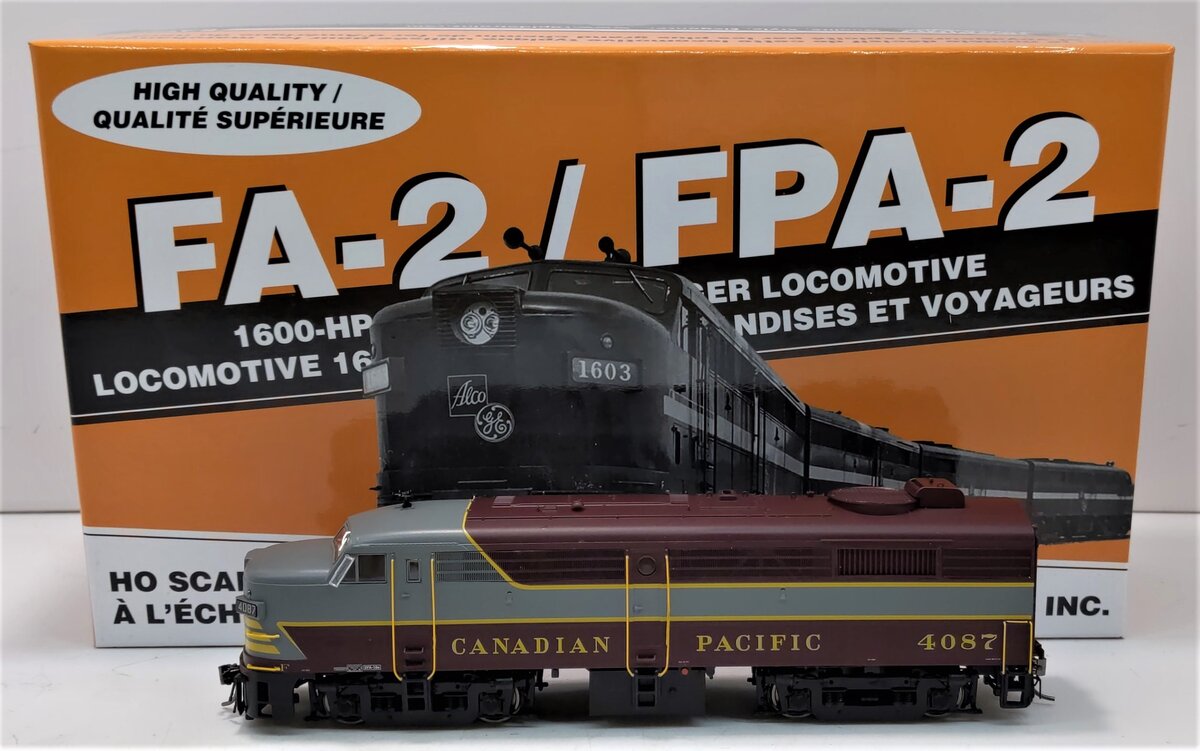 Rapido Trains 21516 HO CP MLW FA-2 Diesel Locomotive w/LokSound & DCC #4087