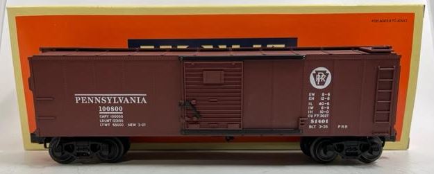 Lionel 6-51401 O Gauge Pennsylvania Boxcar #100800 LN/Box