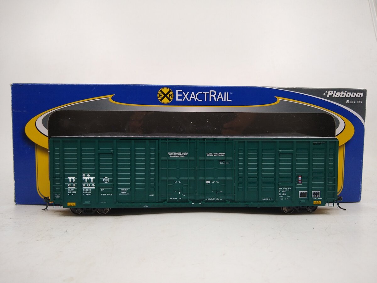 ExactRail EP-80606-12 HO Scale DTI PS 60' Waffle Side Box Car #25964 NIB