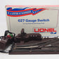 Lionel 6-5121 O O27 Left Hand Remote Control Switch Turnout