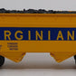 K-Line K621-44633 O Gauge Virginian Hopper w/Coal Load #2262 LN/Box