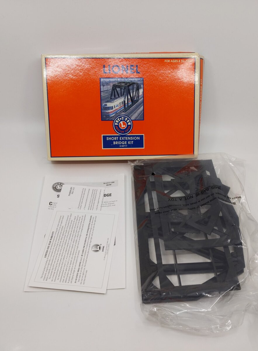 Lionel 6-62717 O Short Extension Bridge Building Kit