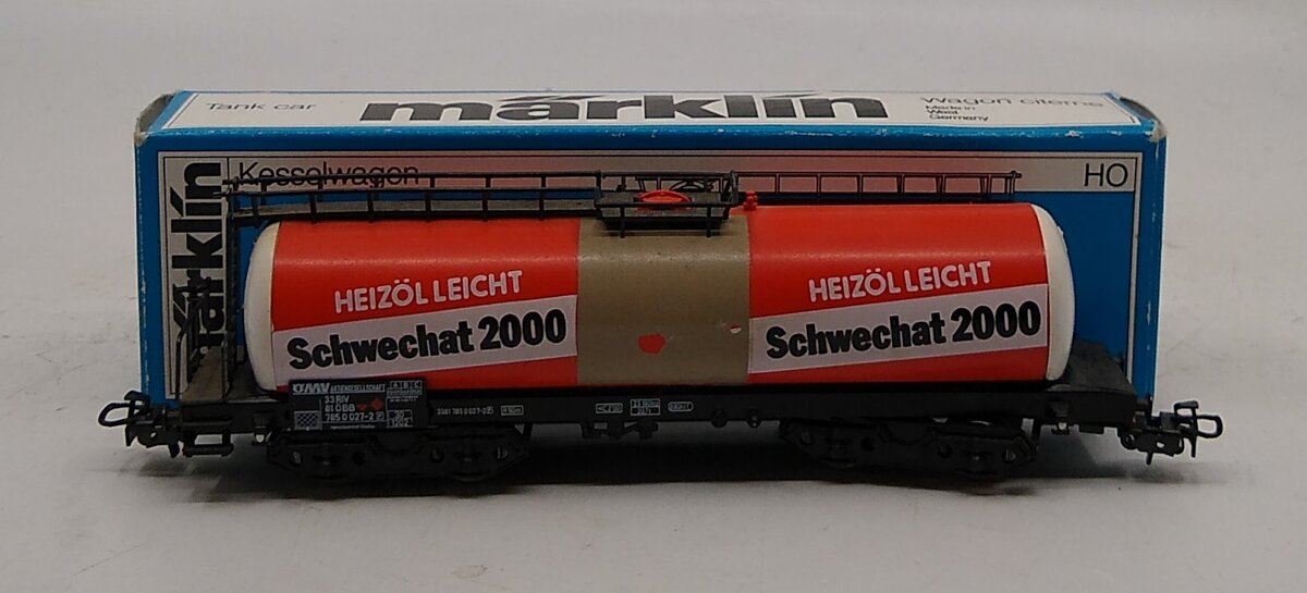 Marklin 4655 HO Scale Hezol Leicht Tank Car LN/Box
