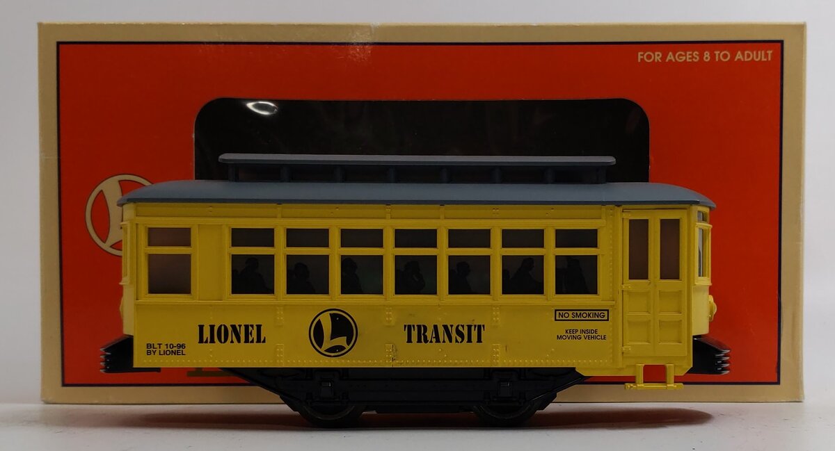 Lionel 6-18431 O Gauge Lionel Transit Trolley Car
