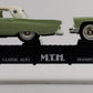 MTH 30-7613 O Gauge Auto Transport Flatcar with Two ThunderBirds NIB