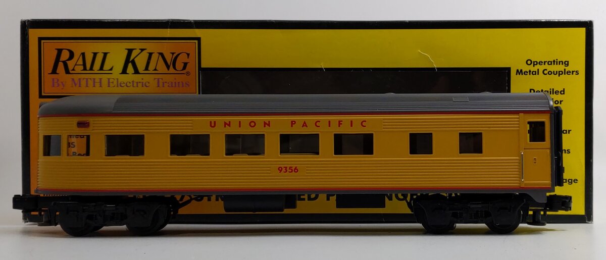 MTH 30-6033 O Gauge Union Pacific Streamlined Observation Car #9356 LN/Box