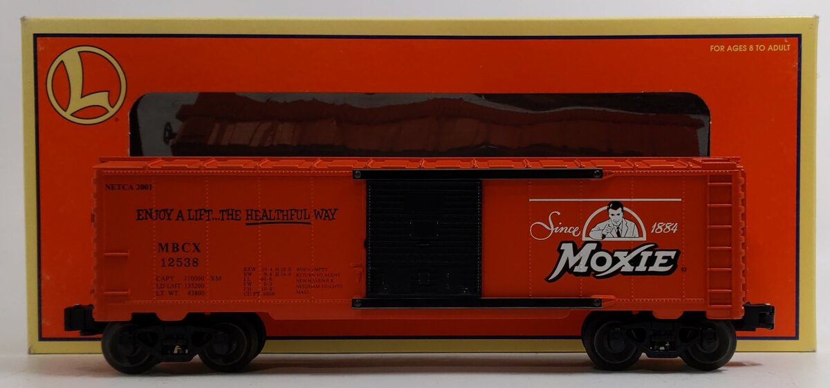 Lionel 6-52236 O Gauge NETCA 2001 Moxie Boxcar #12538 LN/Box