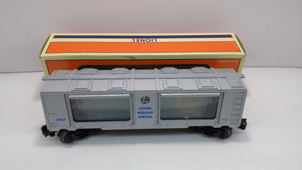 Lionel 6-19855 O Christmas Operating Aquarium Car LN/Box