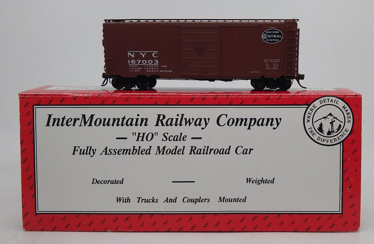 InterMountain 45484-01 HO New York Central 40' PS-1 Boxcar #167003 LN/Box