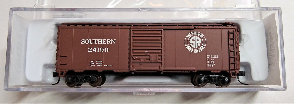 Atlas 34542 N Scale Southern 40' Boxcar #24190 LN/Box