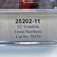 Trainworx Inc 25202-11 N Great Northern 52'6" Corrugated Gondola #78570