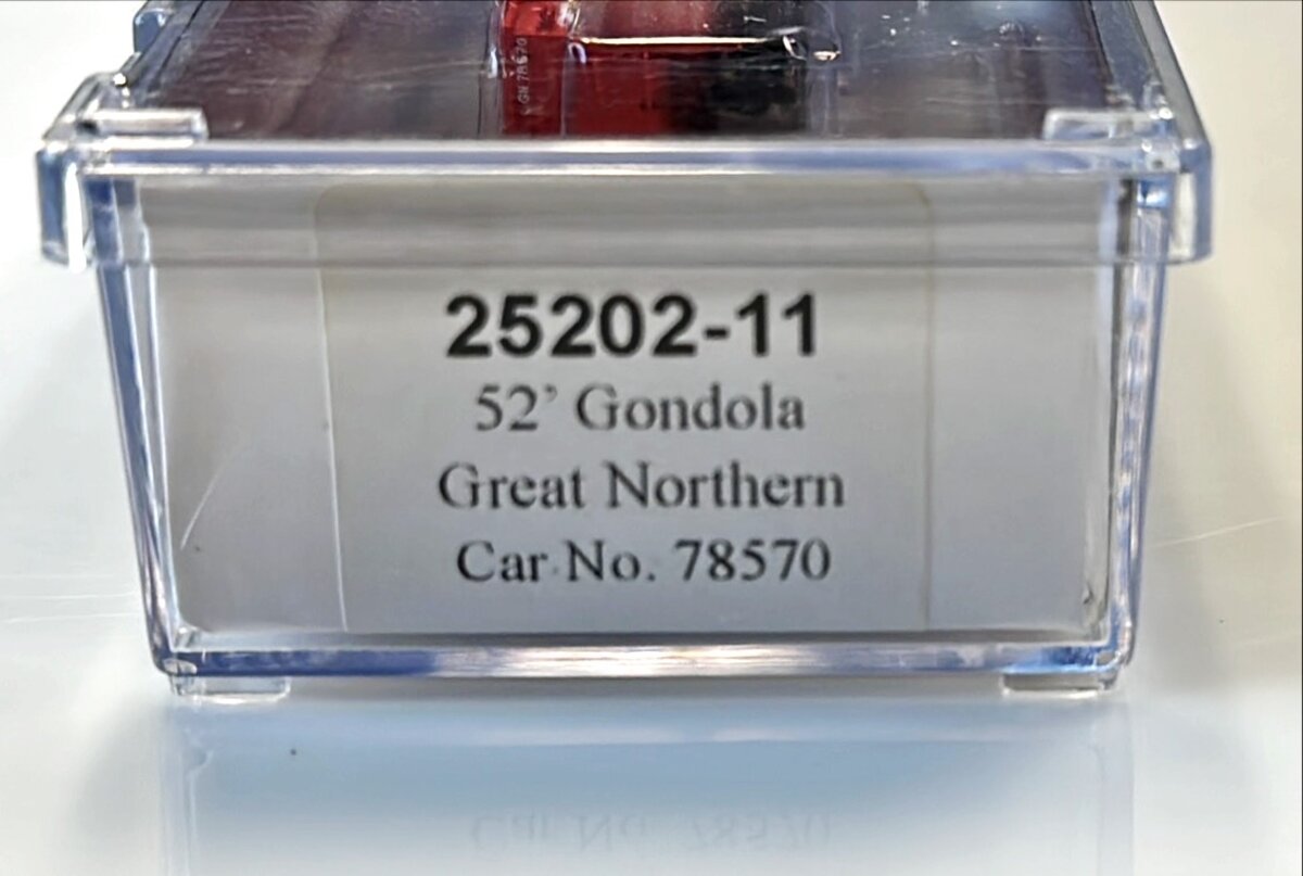 Trainworx Inc 25202-11 N Great Northern 52'6" Corrugated Gondola #78570