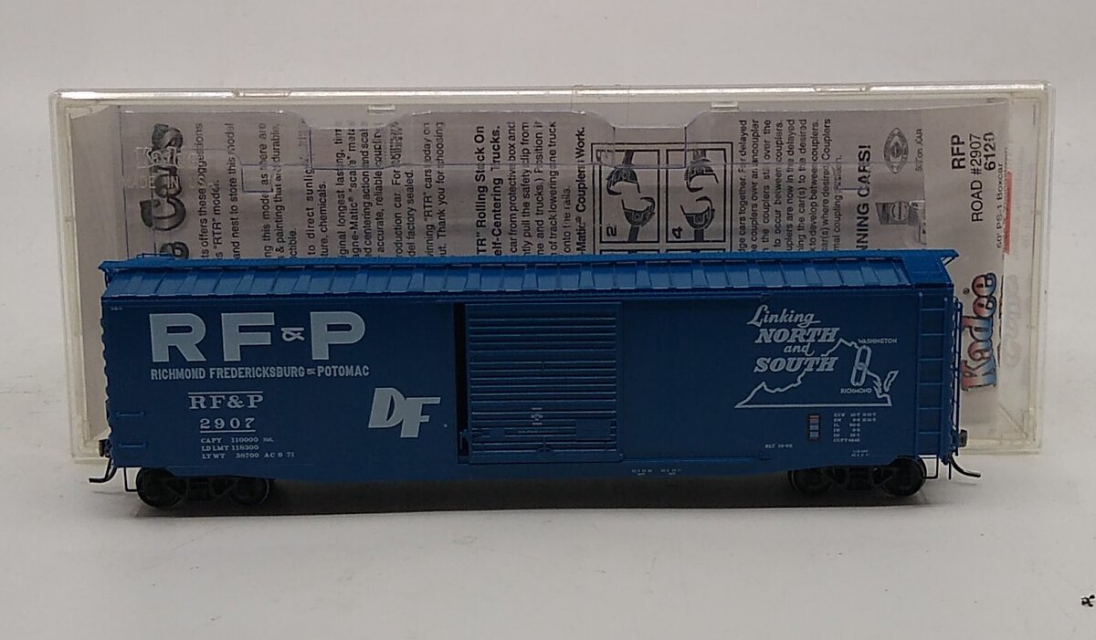 Kadee 6120 HO Richmond, Fredericksburg & Potomac 50' Boxcar #2907