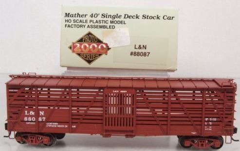 Proto 2000 88087 HO Scale Louisville & Nashville Stock Car #88087 EX/Box