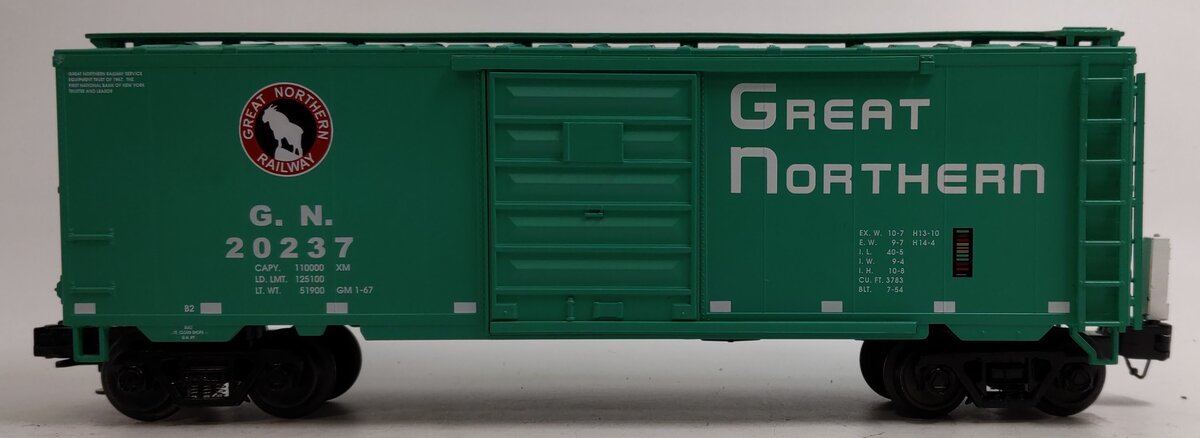 MTH 20-93014 O Gauge Great Northern Boxcar #20237 NIB