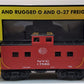MTH 30-77013 O Gauge New York Central Steel Caboose #17560 EX/Box