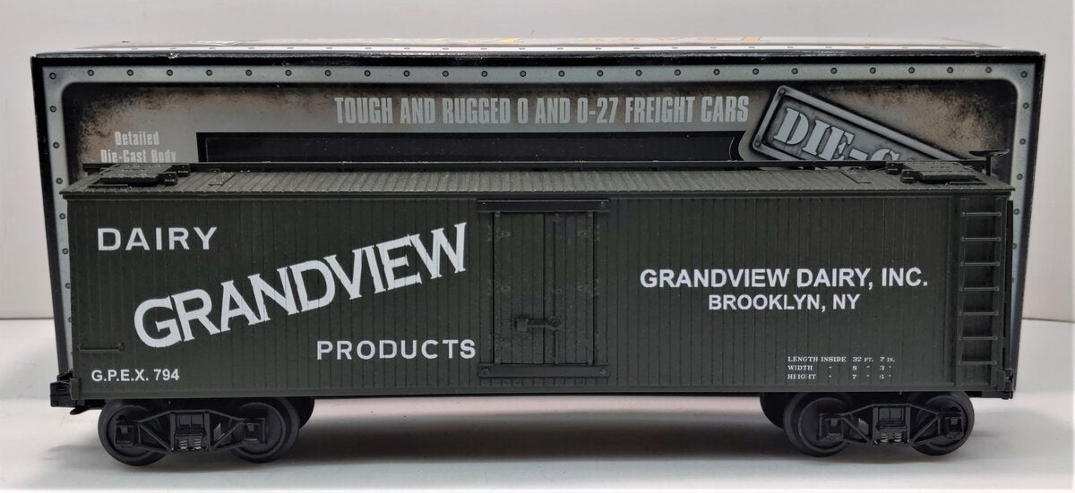 MTH 30-8633 O Grandview Die-Cast Reefer Car #794 LN/Box