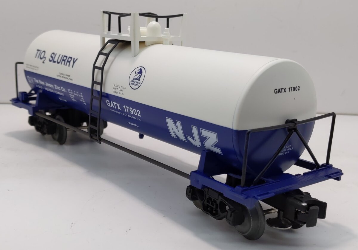 Lionel 6-17902 O Gauge New Jersey Zinc Unibody Tank Car LN/Box