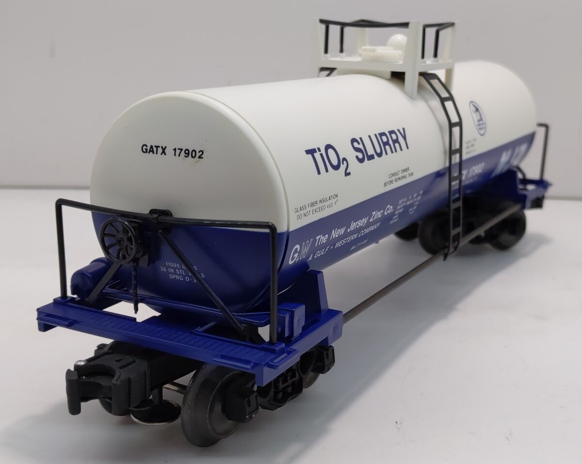 Lionel 6-17902 O Gauge New Jersey Zinc Unibody Tank Car LN/Box