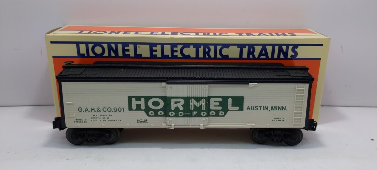Lionel 6-19532 O Gauge Hormel Billboard Reefer Car #901 LN/Box