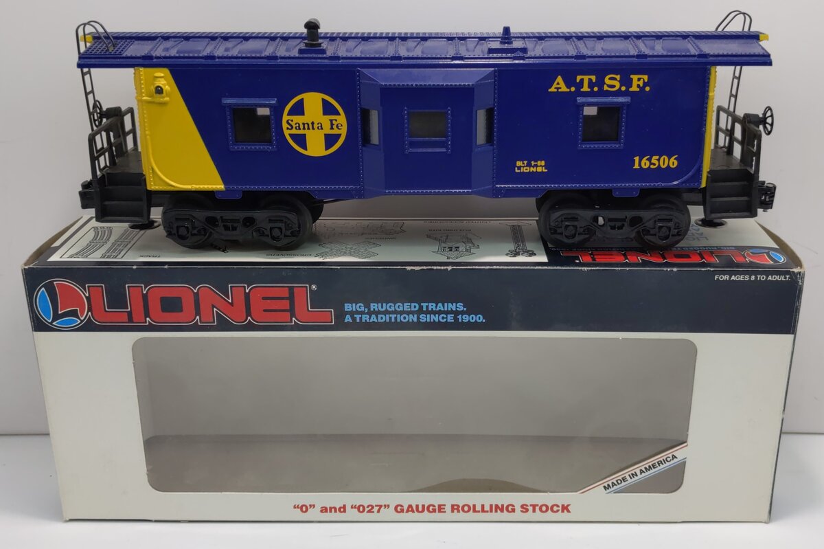 Lionel 6-16506 O Gauge Santa Fe Bay Window Caboose LN/Box