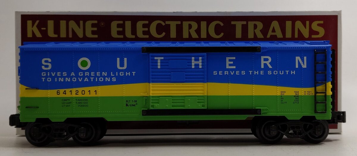 K-Line K641-2011 O Gauge Southern Wave Classic Boxcar LN/Box