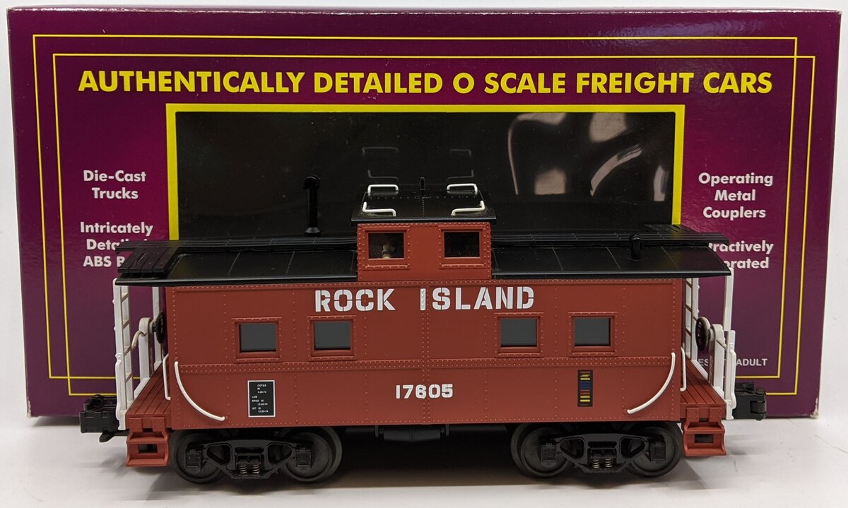 MTH 20-91067 O Gauge Rock Island Caboose #17605 NIB