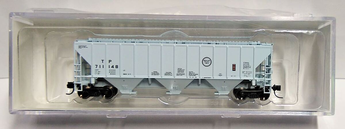 Trainworx Inc 24403-01 N Missouri Pacific High-Side Covered Hopper #711148 LN/Box