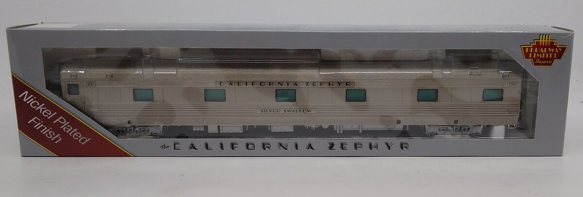 Broadway Limited 1526 HO WP Silver Swallow CA Zephyr 6-Bedroom Sleeper #852