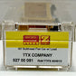 MicroTrains 52700081 Z TTX Co. 60' Bulkhead Flatcar w/Load #804605 LN/Box